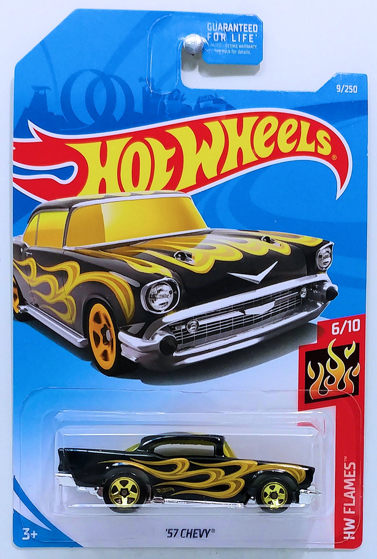 Hot Wheels 2019 - Collector # 009/250 - HW Flames 6/10 - '57 Chevy