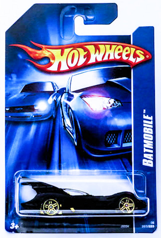 Hot Wheels 2006 - Collector # 207/223 - Batmobile (2004) - Flat Black - USA '07 Card