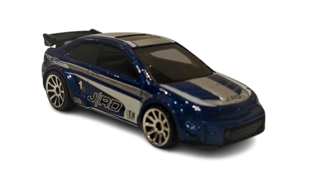 Hot Wheels 2008 - Collector # 031/196 - New Models 31/40 - '08 Ford Focus - Metalflake Blue - USA