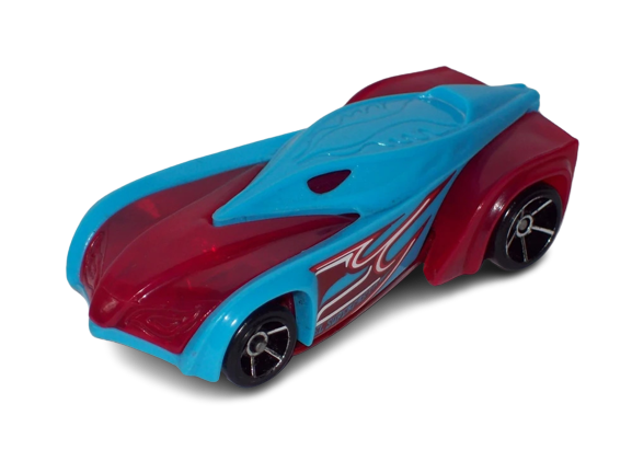 Hot Wheels 2011 - Collector # 023/244 - New Models 23/50 - El Superfasto - Light Blue - Transparent Red - USA