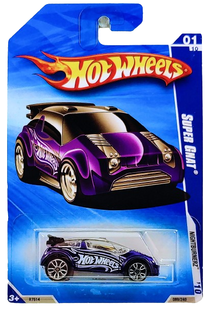 Hot Wheels 2010 - Collector # 089/240 - Nightburnernz 1/10 - Super Gnat - Purple - USA Card