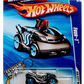 Hot Wheels 2010 - Collector # 118/240 - HW City Works 10/10 - Four-1 - Black - Blue 5 Spokes - USA Instant Win Card with Key Chain
