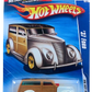 Hot Wheels 2010 - Collector # 141/240 - HW Hot Rods 03/10 - '37 Ford - Metallic White & Brown - USA Keys To Speed Card