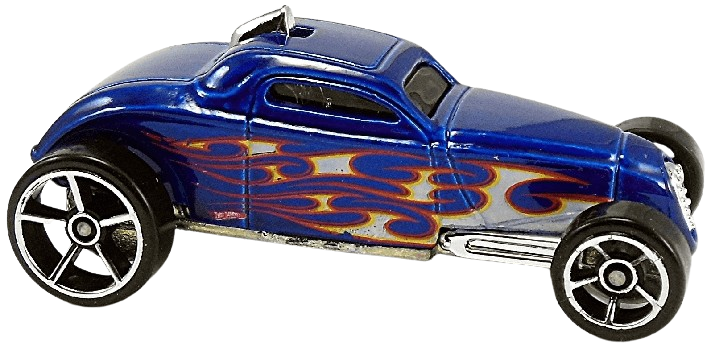 Hot Wheels 2010 - Collector # 147/240 - HW Hot Rods 09/10 - Sooo Fast - Blue - Flames - OH5SP Wheels - USA Card