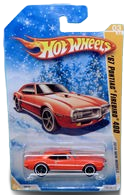 Hot Wheels 2010 - Collector # 003/240 - New Models 03/44 - '67 Pontiac Firebird 400 - Red - Target Exclusive - USA Snowflake Card