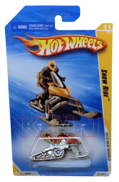 Hot Wheels 2010 - Collector # 011/240 - New Models 11/44 - Snow Ride - Orange - USA Card