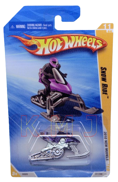 Hot Wheels 2010 - Collector # 011/240 - New Models 11/44 - Snow Ride - Purple - USA Card