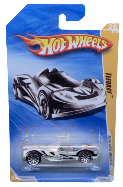 Hot Wheels 2010 - Collector # 026/240 - New Models 26/44 - Teegray - White - USA Card