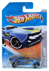 Hot Wheels 2011 - Collector # 231/244 - HW Video Game Heroes 9/22 - Urban Agent - Dark Blue Metallic - USA Card