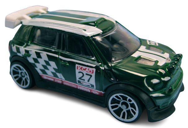 Hot Wheels 2013 - Collector # 093/250 - HW Stunt: Road Rally - New Models - '12 Mini Countryman Rally - Dark Green - USA