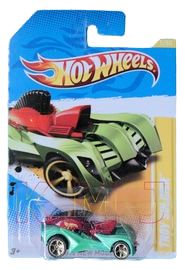 Hot Wheels 2012 - Collector # 001/247 - New Models 01/50 - Troy Soldier - Green & Red - USA Card (Copy)