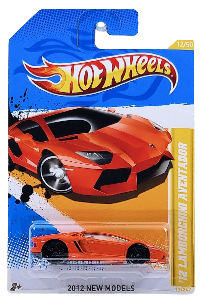 Hot Wheels 2012 - Collector # 012/247 - New Models 12/50 - Lamborghini Aventador LP 700-4 - Orange - USA