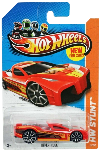 Hot Wheels 2012 - Collector # 013/247 - New Models 13/50 - Hypertruck - Red - USA '13 Card