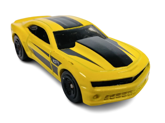 Hot Wheels 2017 - Camaro Fifty # 8/8 - '13 COPO Camaro - Yellow - Walmart Exclusive - Camaro Fifty Blister Card