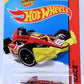Hot Wheels 2014 - Collector # 162/250 - HW Race / Track Aces - Arrow Dynamic - Transparent Red - USA Card