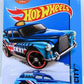 Hot Wheels 2015 - Collector # 008/250 - HW City / HW City Works - Cockney Cab II - Dark Blue Roof & Light Blue Body / Union Jack & Taxi Graphic - USA Card