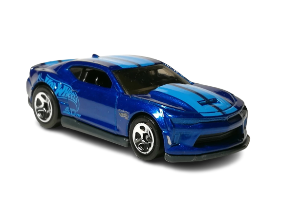 Hot Wheels 2019 - Collector # 071/250 - Muscle Mania 5/10 - New Models - '18 COPO Camaro SS - Blue - FSC