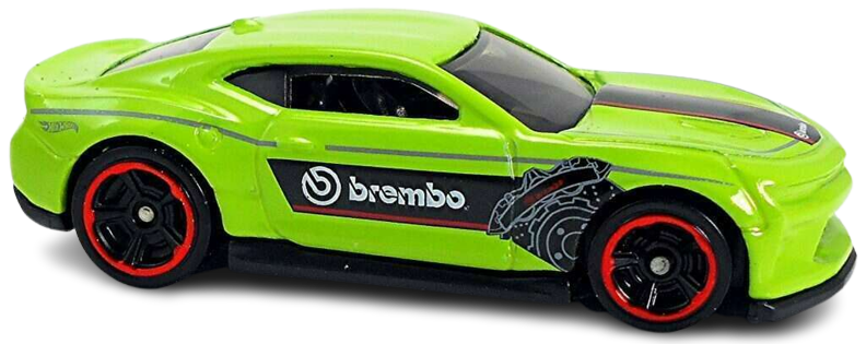 Hot Wheels 2019 - Collector # 026/250 - HW Speed Graphics 3/10 - '18 Camaro SS - Lime Green / bembo - USA