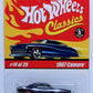Hot Wheels 2005 - Classics Series 1 # 14 of 25 - 1967 Camaro - Spectraflame Black - 7 Spokes with Redlines - Metal/Metal - Opening Hood