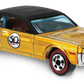 Hot Wheels 2018 - 50th Anniversary Originals Collection # 1/5 - 1968 Cougar - Spectraflame, Gold - RetroRL Wheels - Gold Interior - ZAMAC Metal Base - Retro Blister Card & Button