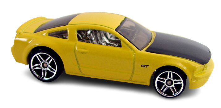 Hot Wheels 2006 - Collector # 184/223 - 2005 Ford Mustang GT - Yellow - USA