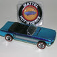Hot Wheels 2008 - Classics Series 4 04/15 - '65 Mustang Convertible - Spectraflame Blue - 5 Spokes on Red Lines - Large Blister Card