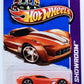 Hot Wheels 2013 - Collector # 209/250 - HW Showroom / Corvette 60th - 2009 Corvette Stingray Concept - Orange - USA Card