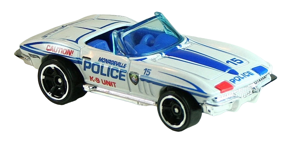 Hot Wheels 2012 - Collector # 166/247 - HW Main Street 06/10 - '65 Corvette - White - USA