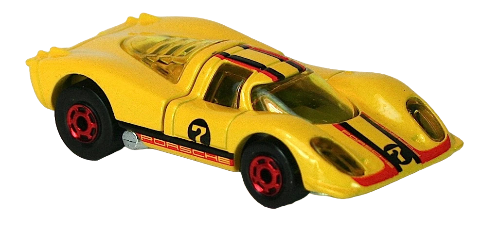 Hot Wheels 2012 - The Hot Ones - Porsche 917 - Yellow - Red Hot Ones - Metal/Metal - Lightning Fast Metal Racers
