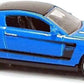Hot Wheels 2012 - Collector # 008/247 - New Models 08/50 - 2012 Mustang Boss 302 Laguna Seca - Blue / Black Roof - USA Card