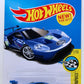 Hot Wheels 2017 - Collector # 166/365 - HW Speed Graphics 1/10 - New Models - 2016 Ford GT Race - Blue - USA Card
