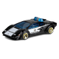 Hot Wheels 2019 - Collector # 142/250 - HW Rescue 02/10 - Lamborghini Countach Police Car - Black - FSC