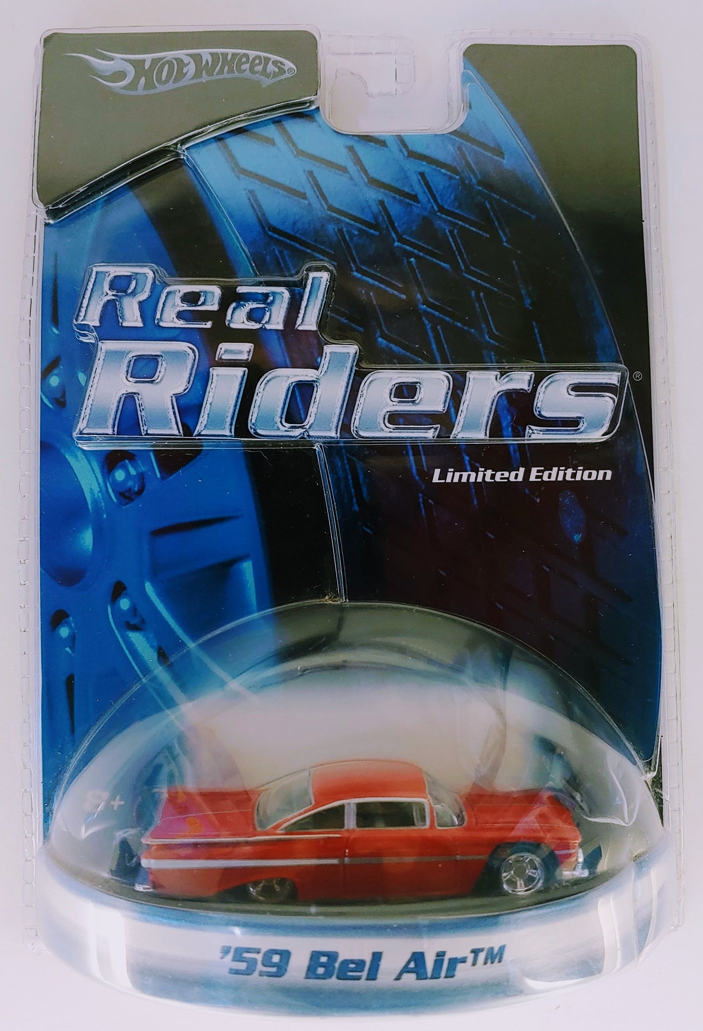 Hot Wheels 2005 - Real Riders Series - KMart / Sears Exclusive - '59 Bel Air - Red - Real Riders - Limited Edition