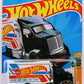 Hot Wheels 2023 - Collector # 130/250 - HW Haulers 5/5 - Hiway Hauler 2 - Black Cab / White Box / 'Hot Wheels Rapid Race Parts' - USA