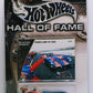 Hot Wheels 2003 - Hall of Fame / Milestone Moments - Panoz LMP-01 EVO - Blue / Stars & Stripes / # 50 - Real Riders - Trading Card