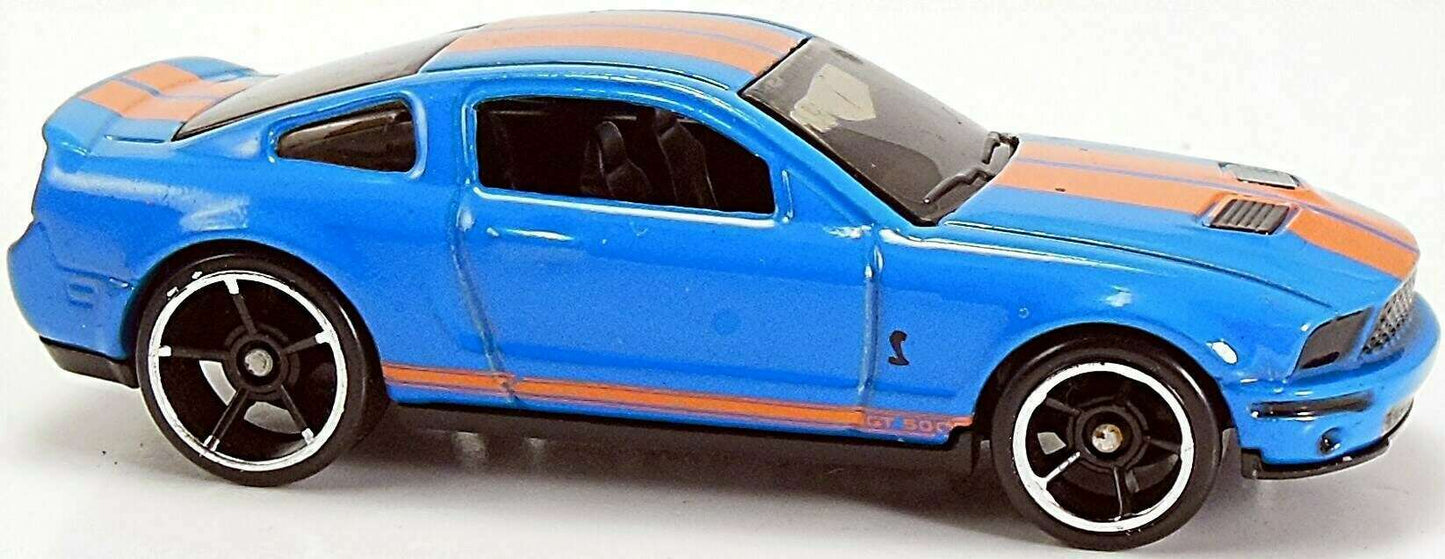 Hot Wheels 2008 - Collector # 001/196 - New Models 01/40 - '07 Shelby GT-500 - Blue - USA Card