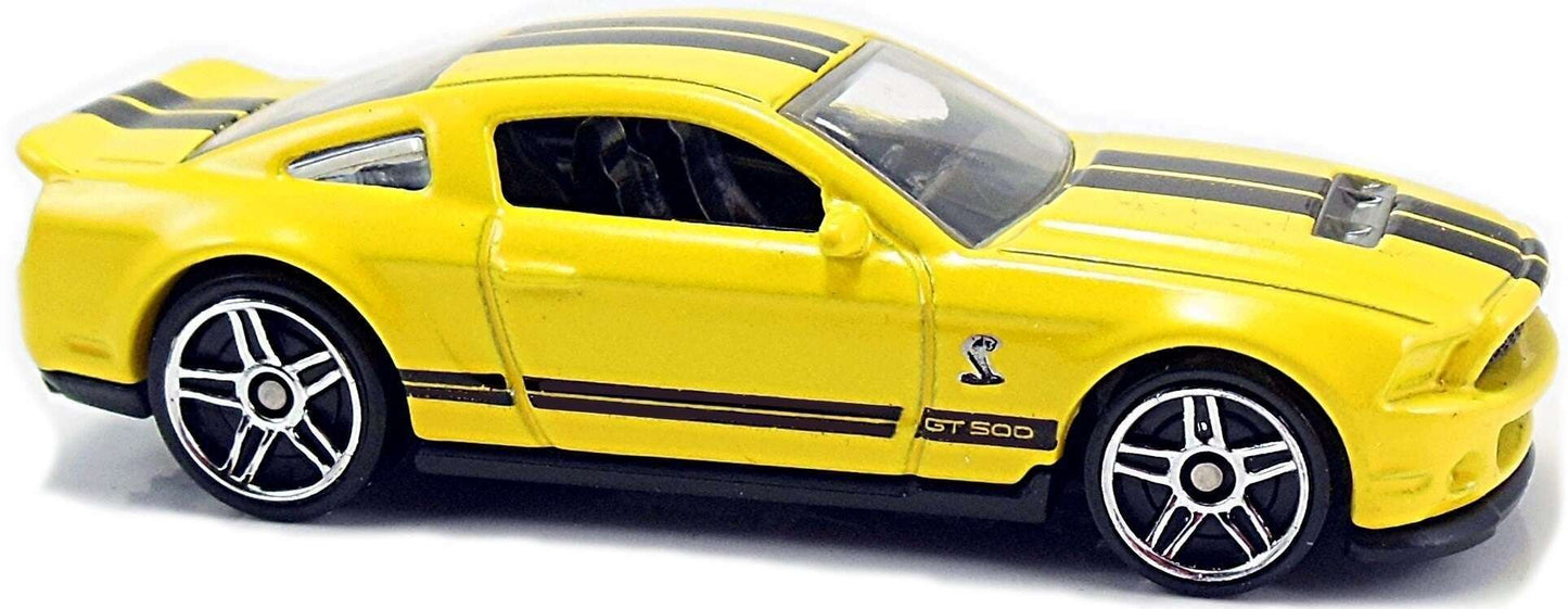 Hot Wheels 2010 - Collector # 009/240 - New Models 09/44 - '10 Ford Shelby GT500 - Yellow - USA Card