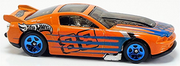 Hot Wheels 2014 - Collector # 161/250 - HW Race / Track Aces - '13 Ford Mustang GT - Orange - USA Card