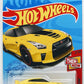 Hot Wheels 2021 - Collector # 079/250 - Then And Now 2/10 - '17 Nissan GT-R (R35) - Yellow - USA Card