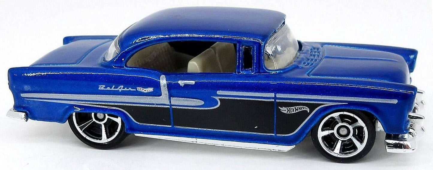 Hot Wheels 2022 - Collector # 020/250 - Chevy Bel Air 1/5 - '55 Chevy - Blue - USA