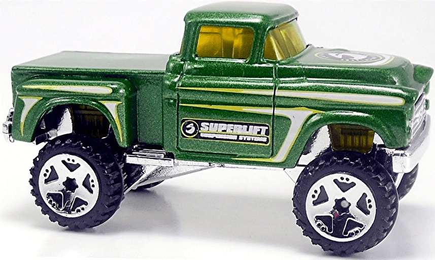 Hot Wheels 2011 - Collector # 140/244 - HW Performance 10/10 - '56 Flashsider Lifted - Green / Superlift - OR5 - USA