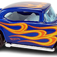 Hot Wheels 2019 - Collector # 009/250 - HW Flames 06/10 - '57 Chevy - Dark Blue - FSC
