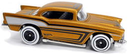 Hot Wheels 2022 - Collector # 044/250 - Chevy Bel Air 3/5 - '57 Chevy - Gold