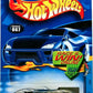 Hot Wheels 2002 - Collector # 067/240 - Corvette Series 1/4 - '65 Corvette - Blue & Gray / Flames - USA R&W Card