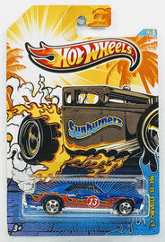 Hot Wheels 2013 - Sunburnerz 4/5 - '67 Chevelle SS 396 - Blue - Kroger Exclusive