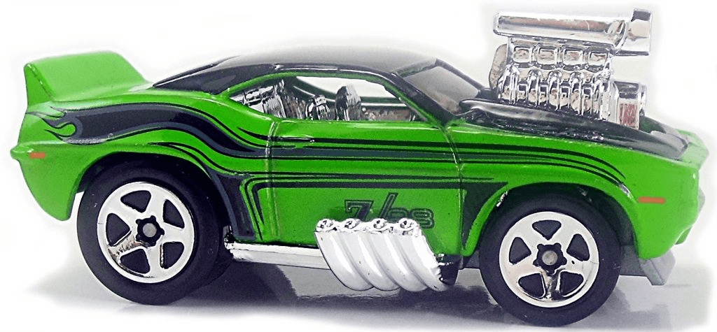 Hot Wheels 2007 - Collector # 123/180 - Treasure Hunts Series 3/12 - '69 Camaro Z28 - Green - 5 Spokes - USA