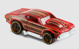Hot Wheels 2021 - Collector # 077/250 - X-Raycers 1/5 - '69 Chevelle - Transparent Red - USA Card