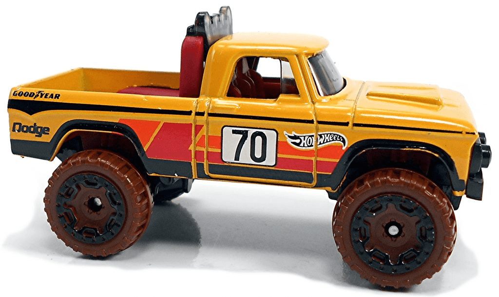Hot Wheels 2021 - Collector # 003/250 - Baja Blazers 2/10 - '70 Dodge Power Wagon - Yellow - USA