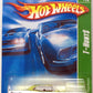 Hot Wheels 2008 - Collector # 162/172 - T-Hunt$ 2/12 - '70 Plymouth Road Runner - Spectraflame Anti-Freeze & White - Unpainted Metal Base - Real Riders - International 40th Card
