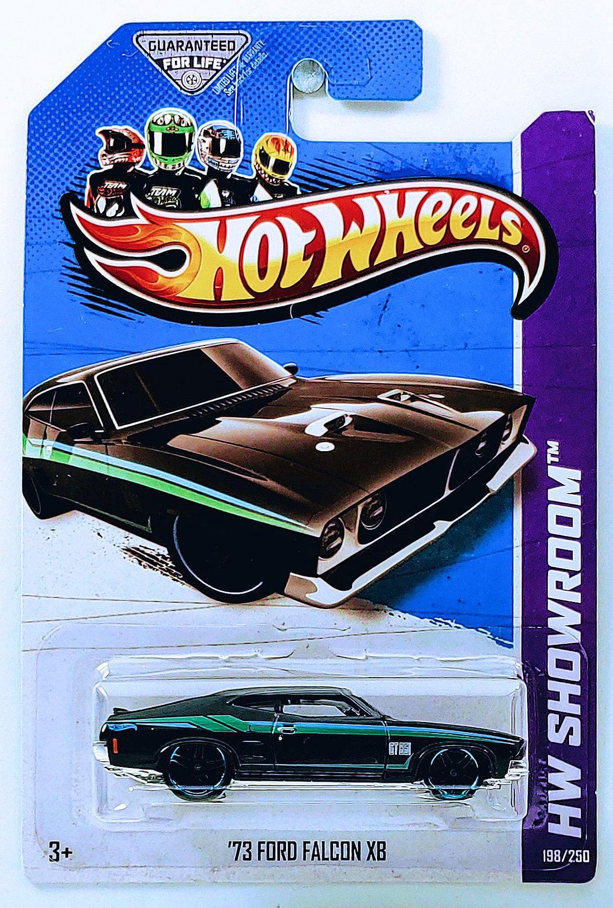 Hot Wheels 2013 - Collector #198/250 - HW Showroom / HW Garage - '73 Ford Falcon XB - Black - USA Card